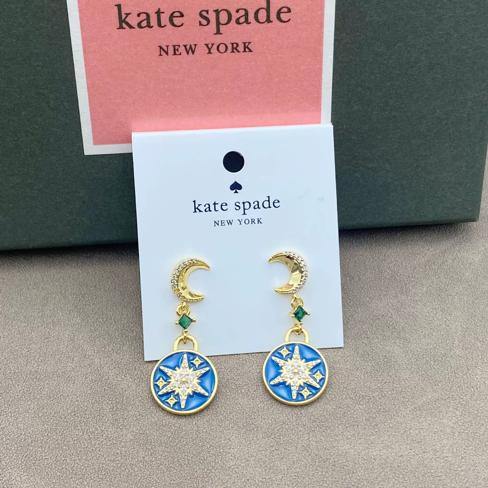 kate spade Eight Point White Mother of Pearl Earrings